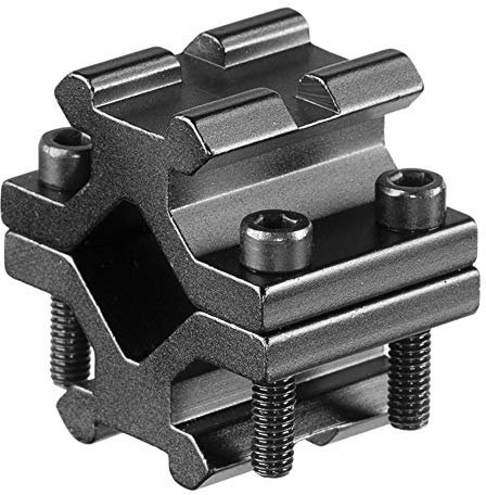 ACEXIER Tactical Universal Ajustable Rail 20mm Picatinny/Weaver Barrel Ring Adaptador de Tubo de Montaje para Alcance Rifle Linterna Escopeta Convertidor láser