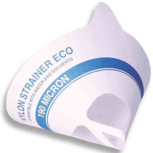 250x Colador de Papel para Pintura con Malla de Nylon 125 Micras Para Pintor