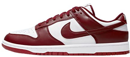 Nike Dunk Low Retro, Basketballschuhe für Damen, Team Rot Weiß, 40.5 EU