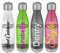 Personalised Custom Water Drink Bottle - Plastic - Screw Lid - Translucent Colour - Any Name, Word, Business, Sports, School, Promotional Merchandise