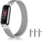 ZoRoll Armband Kompatibel mit Fitbit Inspire 3/Inspire 2/Inspire HR, Edelstahl Ersatzarmband Mesh Metall Uhrenarmband, Magnetisch Verstellbarer Ersatzband Kompatibel mit Fitbit Inspire - Silber