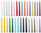 holiki gedrehte Kerzen No. 1 in Sand Lack - 6 stück Twisted Candles I gedrehte Spiralkerzen Stabkerzen Spitzkerzen - 23 x 2,2 cm - Trendkerzen