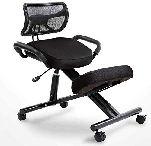 Ergonomischer Kniestuhl – höhenverstellbarer & drehbarer Hocker für eine bessere Haltung, ideale Lösung für schlechte Rücken – Büro-Schreibtischstühle