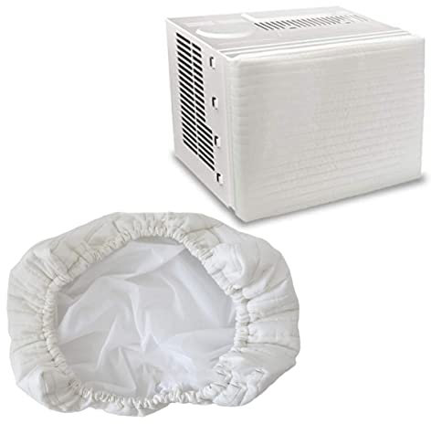 Gatuida Klimaabdeckung Gehäuse Schutz Lüfter Hülse Mauer Weiß Innenabdeckung Abdeckung Der Klimaanlage