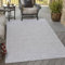 Mazovia Outdoor Teppich - Innen und Aussenbereich - Grau 240 x 330 cm