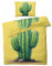 GEDAEUBA Kaktus Bettwäsche 135x200 - Tropische Pflanzen Bettbezug 135 x 200 2er Set, Wendebettwäsche und Kissenbezug 80x80, Weiche & Angenehme Mikrofaser Bettwäsche-Sets mit Reißverschluss