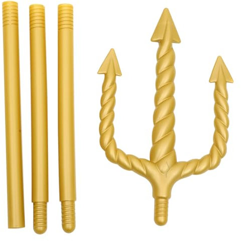 Alipis Teufel Pitchfork Kostüm, Dreizack Teufel Pitchfork Staff Kostüm Zubehör Prop Dämon Pitch Gabel König Dreizack Cosplay Prop für Karneval Party Favors