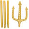 Alipis Teufel Pitchfork Kostüm, Dreizack Teufel Pitchfork Staff Kostüm Zubehör Prop Dämon Pitch Gabel König Dreizack Cosplay Prop für Karneval Party Favors