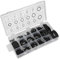 Kit d'assortiment de Joints Toriques, Joints Toriques pour Nettoyeur Haute Pression, Joints Toriques en Caoutchouc, Rondelle d'étanchéité Métrique Assortie, 222 Pièces, Kit
