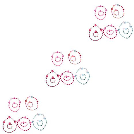 Abaodam 15 Set Di Collane E Braccialetti Per Bambini