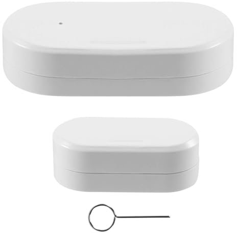 Jevina Tuya Zigbee Sensor de puerta y ventana Smart Home Automatización Seguridad Protección APP Alarma Mando a distancia Empuje en tiempo real