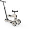 Scoot & Ride Highwaykick 1 Push and Go – Laufrad & Kinderroller 2in1 mit Schiebestange, höhenverstellbar, ab 1 Jahr, mit Safety Pad & Fußrasten, Farbe: Ash