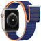 Oielai Nylon Bracelet Compatible avec Bracelet Apple Watch 46mm 45mm 44mm 49mm 42mm Homme, Bracelet Velcro Sport Loop pour iWatch Series 10 9 Ultra Ultra 2 SE 8 7 6 5 4 3 2 1, Bleu