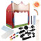 KOMBIUDA Puppentheater Satz Mit Papierbühnenplattform Schattenpuppen Für Kinder Puppenspiel Schattentheater Geschichtenerzählen