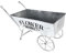 Folpus Macetero con Carro para Flores, macetero para jardín, fácil de Usar, Resistente, rústico, Decorativo, para Entrada, Patio, hogar