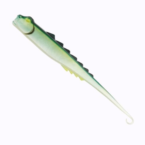 Hearty Rise Valley Hunter Pelagic Curly 22cm 46g - 1 Gummifisch, Farbe:Fresh Lemon