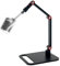 Gosknor Microphone Stand Desk, Max Load 3.3lb Adjustable Desktop Mic Arm Stand with Thread Adapters for Podcast Streaming Gaming Studio Table Mount Accessories