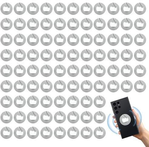 90 Pcs NFC Sticker Tag Programmierbar NFC Chip Ntag213 Überschreibbar Chip Mit 144 Byte Speicher Geeignet Für Alle Nfc-Fähigen Smartphones & Geräte Geeignet Für Die Bestandsverwaltung Wi-Fi Freigabe