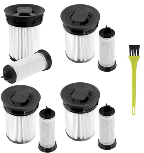 Wonderich 4 Stück Staubsaugerfilter Ersatzteile für Miele Triflex HX1 / HX1 FSF/ HX1 Pro Akku Staubsauger, Feinstaubfilter Hepa Filter Ersatzteil Nr. 9178017731 11385020