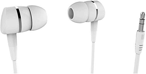 Vivanco Solidsound In-Ear-Kopfhörer, Weiß – Kopfhörer (In-Ear, kabelgebunden, 20 – 20.000 Hz, 1,2 m, weiß)
