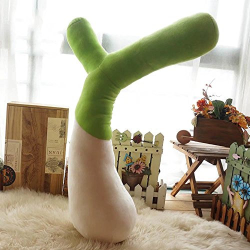 MAIKA HOME Nettes Gemüse Kissen/grüne Zwiebel Spielzeug/Geschenke (Höhe: 65cm)