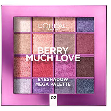 L'Oréal Paris Lidschatten-Palette, Berry Much Love, 17 g