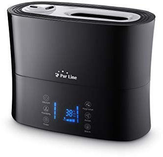 Purline Ultraschall Luftbefeuchter HYDRO 14, 4L, Schwarz, Kunststoff, Wohnzimmer, Ultraschall, Fernbedienung, Hygrostat