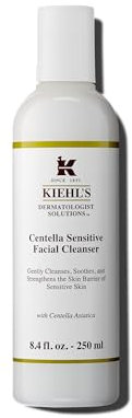 KIEHL'S Centella Sensitive Facial Cleanser, 250 ml, milder Gesichtsreiniger für empfindliche Haut, PH-neutral, nicht abrasiv, ohne Seife