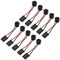 RuiLing 10-Pack Mini Plug Speaker 4 Pin Desktop Computer Case PC Motherboard DIY Internal Code Beep Alarm Buzzer