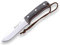 Joker Nomad CV125-P Sportliches Überlebensmesser, 12,7 cm Klinge, Micarta Canvas Griff, Lederscheide mit Feuerstein, Werkzeug für Angeln, Jagen, Camping und Wandern