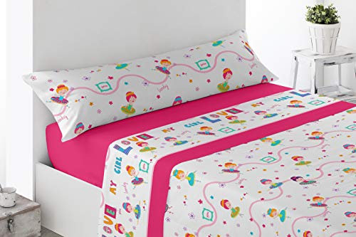 Energy Colors Textil Hogar - Junior - Cama 90 Juego Sábanas 3 Piezas 50% Algodón y Otras Fibras (Dance)