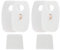 YanBan 2 Pack Replacement Foam and Felt Filters for Shark Rocket HV380uk Filter, HV380UKT HV380W, HV381, HV382, HV383, HV384Q Shark DuoClean Corded Stick Vacuum CleanerFit Part#XFFH380 XPSTFH380