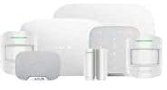 Ajax Hub Plus Kit 3 DoubleDeck Siren House with Keypad (White) 23345