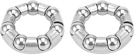 X AUTOHAUX 2pcs 25mm x 7 Bicycle Ball Bearings Crank Wheel Bearing Retainer