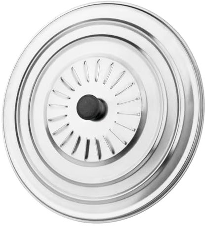 CABLEPELADO Tapa para sartenes y ollas, Tapadera Multiusos sartenes, Tapadera Anti Salpicaduras, Tapa con Mango ergonómico, Tapa metálica de cocina, acero inoxidable, Apta para 24 cm