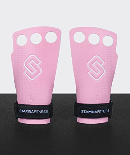 Stamina Fitness Maniques Carbon Full Cover Pink-XL Mixte, Rose