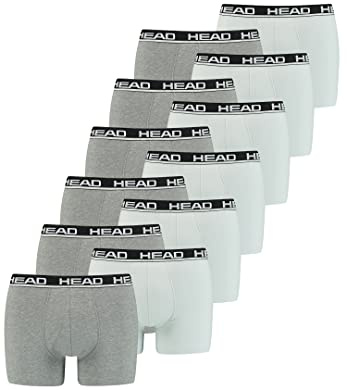 HEAD Herren Basic Boxer Pant Shorts Unterwäsche Unterhose 12 er Pack