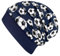 Wollhuhn Öko Warme Kuschelige Winter Jungen/Mädchen Winter Beanie-Mütze Mit Fleecefutter Versch. Motive (aus Öko-Stoffen, Bio) 20220666 (M, Fußball Dunkelblau)