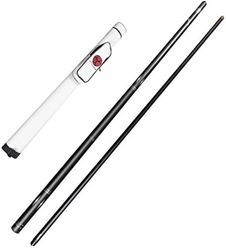 Generic Pool-Billardqueues 58 Zoll 19-20 OzMaple Pool Queues Mit 10,8 Mm Spitzen Und Aufbewahrungstasche , Bar Oder Hausgebrauch 1/2 Jointed Carbon Fiber Billard Pool Stick (Color : Black(5pcs))