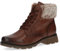 CAPRICE Damen Stiefeletten zum Schnüren mit Blockabsatz Gefüttert, Braun (Cognac Nappa), 37 EU