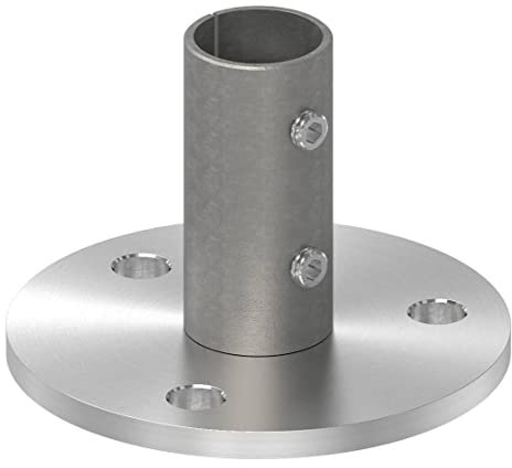 STEINBACHER© | Edelstahl Wand- und Bodenanker, V2A für Rohr 33,7 x 2,0mm