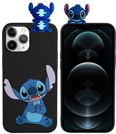 nurkorki Handyhülle für Samsung Galaxy A14 5G Hülle 6,8, Kawaii 3D Puppe Stitch Muster Niedlich Weiches Silikon Stoßfest Case,Karikatur Anime Lustig Schale Schutzhülle für Kinder Mädchen Teen Jungs