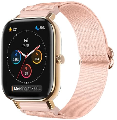 Kompatibel Mit Amazfit GTS 4 Mini Armband - 20mm Nylon Sportarmband Uhr Ersatzarmband für Amazfit GTS, Bip Modelle und GTR Mini