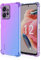 HONLEN Funda para Redmi Note 12 (4G) Carcasa, (6.67 Inches) Gradiente Transparente TPU Silicona Case, Protección de Esquina Mejorada Cover Azul púrpura