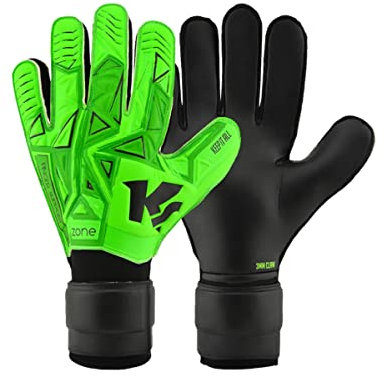KEEPERsport Torwarthandschuhe Varan7 Zone RC mit Fingerschutz, Fußballhandschuhe mit Fingersave, 3mm Claw, mit Lasche - Größe: 8