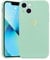 Wirvyuer Compatible with iPhone 13 Case Cute Heart Pattern Protective Shockproof Soft Slim Silicone Phone Case for Women Girls, Mint Green