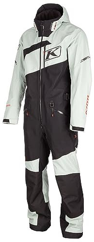 KLIM Ripsa Schneemobil-Anzug, Gore-Tex, nicht isoliert, Größe M, Schiefergrau, Schwarz
