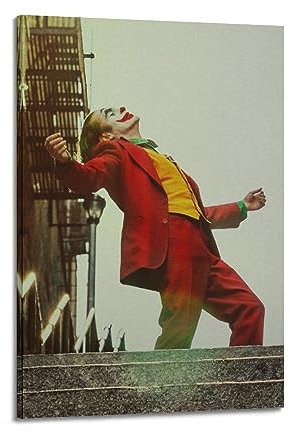 KWID Joker Filmposter Joaquin Phoenix Poster Dekorative Malerei Leinwand 60 x 90 cm