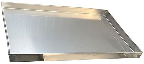 WRJAHCG Lavadora Bandeja de Goteo,Bandeja De Goteo Acero Inoxidable,Bandeja Rectangular 39''X19''x1'' para Poner Debajo de La Lavadora, Secadora o Lavavajillas,Etc