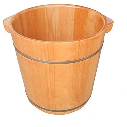 Accessoires de salle de bain, baignoires de bain de pieds, tonneau de massage pour les pieds, seau en bois pour sauna à surface lisse